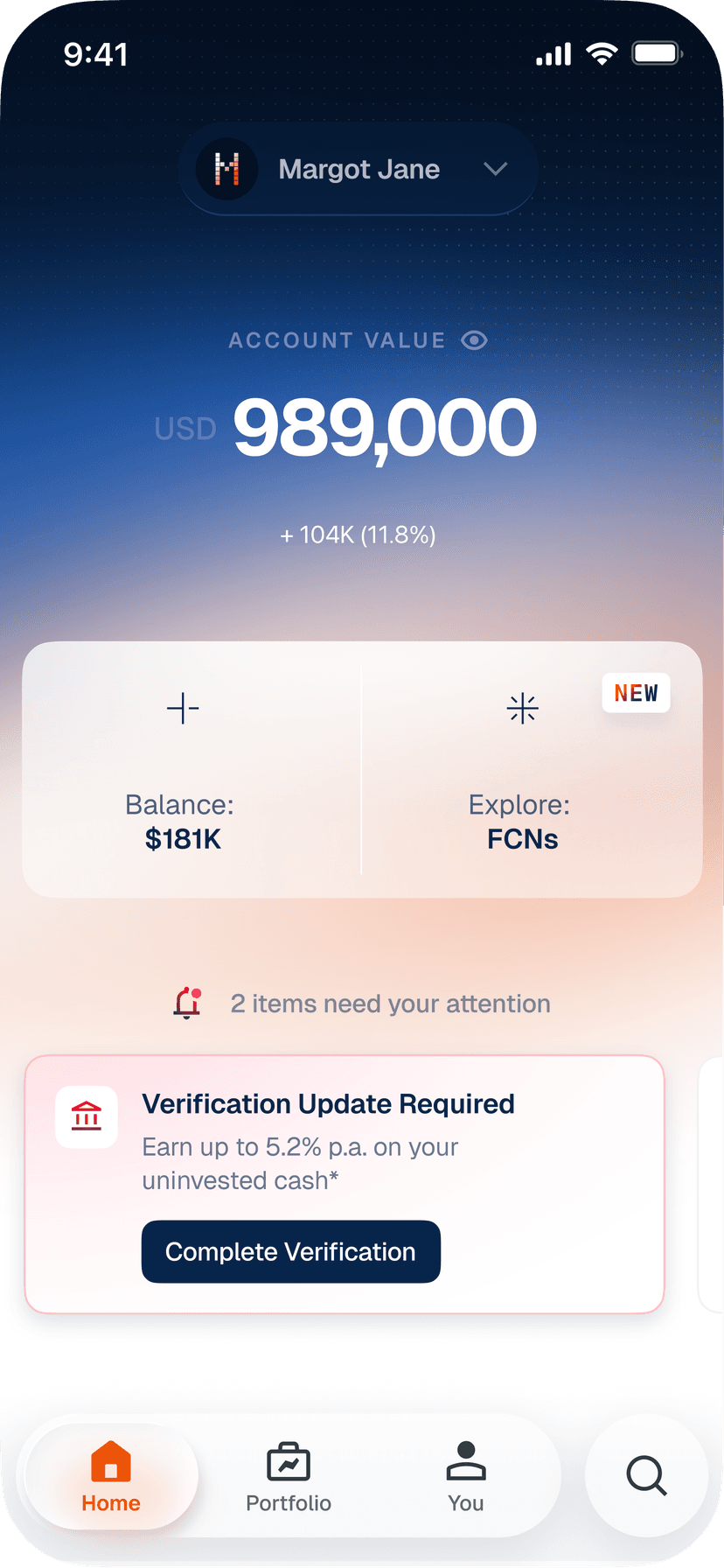 Keenai Wealth app